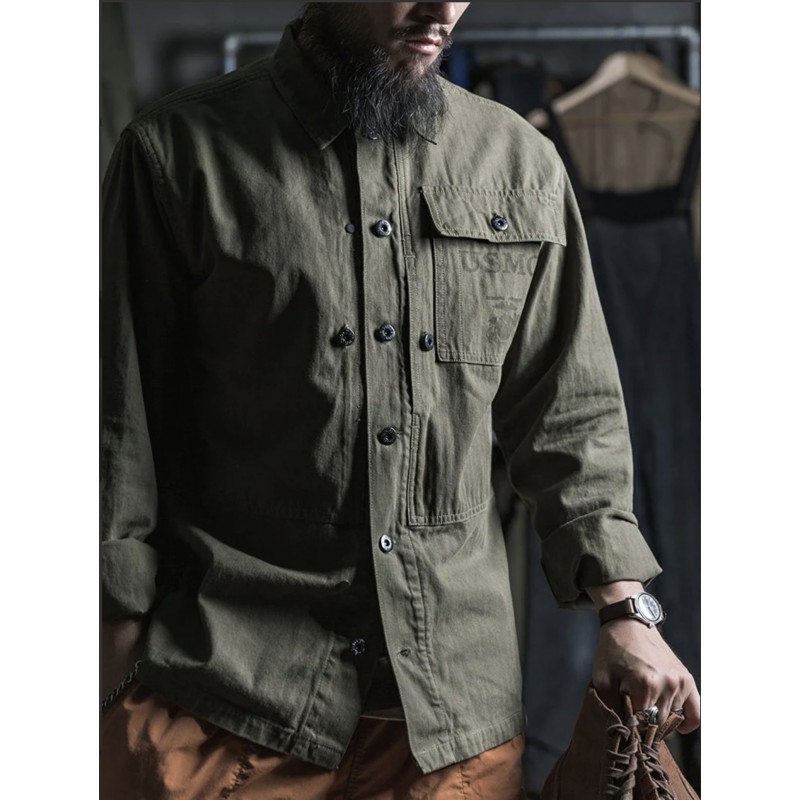 Overhemd USMC P-44 HBT Utility Jacket - The...