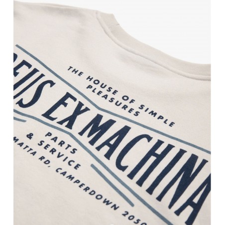 SUDADERA AVENUE CREW BLANCO VINTAGE - Deus Ex Machina