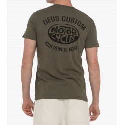 T-SHIRT KATOEN CERTAIN TEE LEAF MARLE - Deus Ex Machina 2