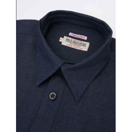 Chemise toile selvedge japonaise 1937 Roamer Shirt 10oz Okayama - Pike Brothers