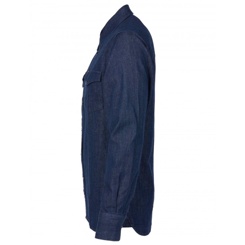 Western shirt 1952 Rider Shirt 8oz indigo -...