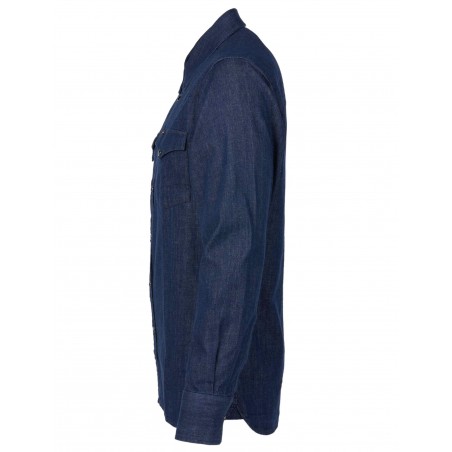 Westernhemd 1952 Rider Shirt 8oz indigo - Pike Brothers
