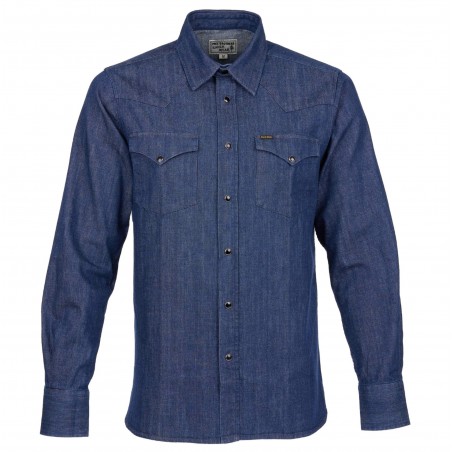 Western-Hemd 1952 Rider Shirt 8oz Indigo – Pike Brothers