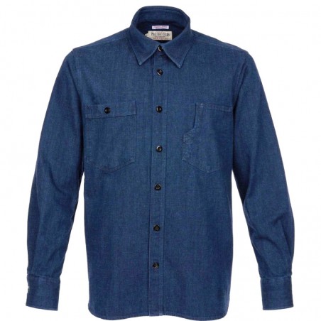 Chemise toile selvedge japonaise 1937 Roamer Shirt 10oz Okayama - Pike Brothers