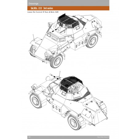 NUTS & BOLTS VOL 47 - Horch's leichte Panzerspähwagen on Einheitsfahrgestell I & II - Sd.Kfz. 221, 222, 223, 247, 260, 261