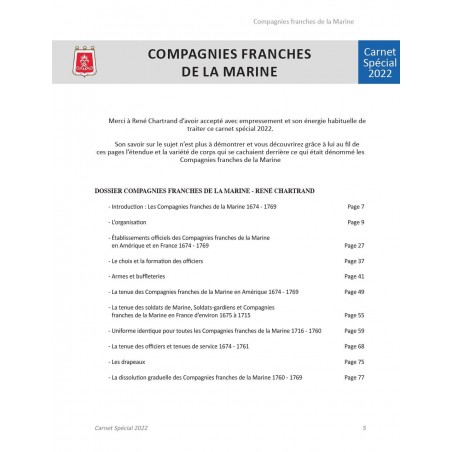 Compañías Francas de la Marina - René Chartrand