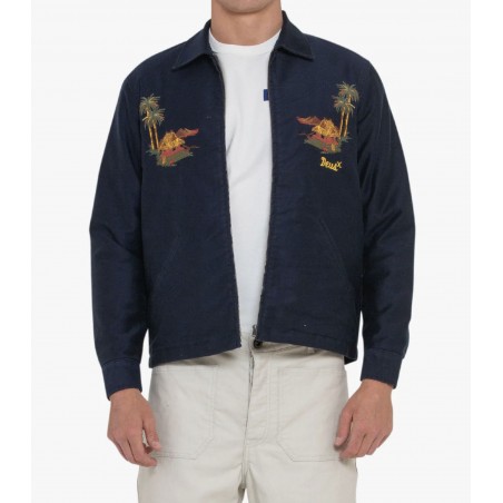 VOODOO SOUVENIR JACKET - NAVY - Deus Ex Machina