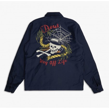 Jacke VOODOO SOUVENIR JACKET - NAVY - Deus Ex Machina