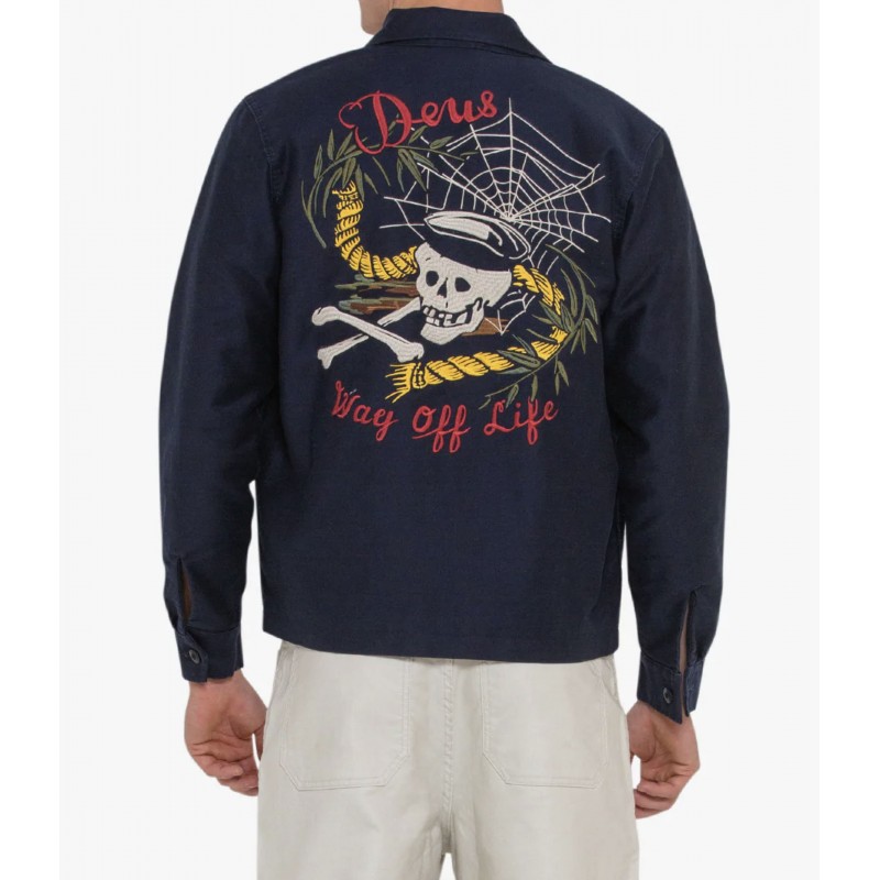 Jacke VOODOO SOUVENIR JACKET - NAVY - Deus Ex...