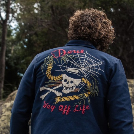 Jack VOODOO SOUVENIR JACKET - NAVY - Deus Ex Machina
