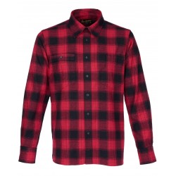 Chemise 1937 Roamer Shirt red check flannel - Pike Brothers