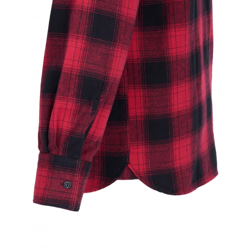 1937 Roamer Shirt red check flannel - Pike...
