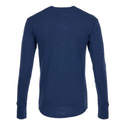 Henley T-shirt met knoopsluiting en lange mouwen... 2