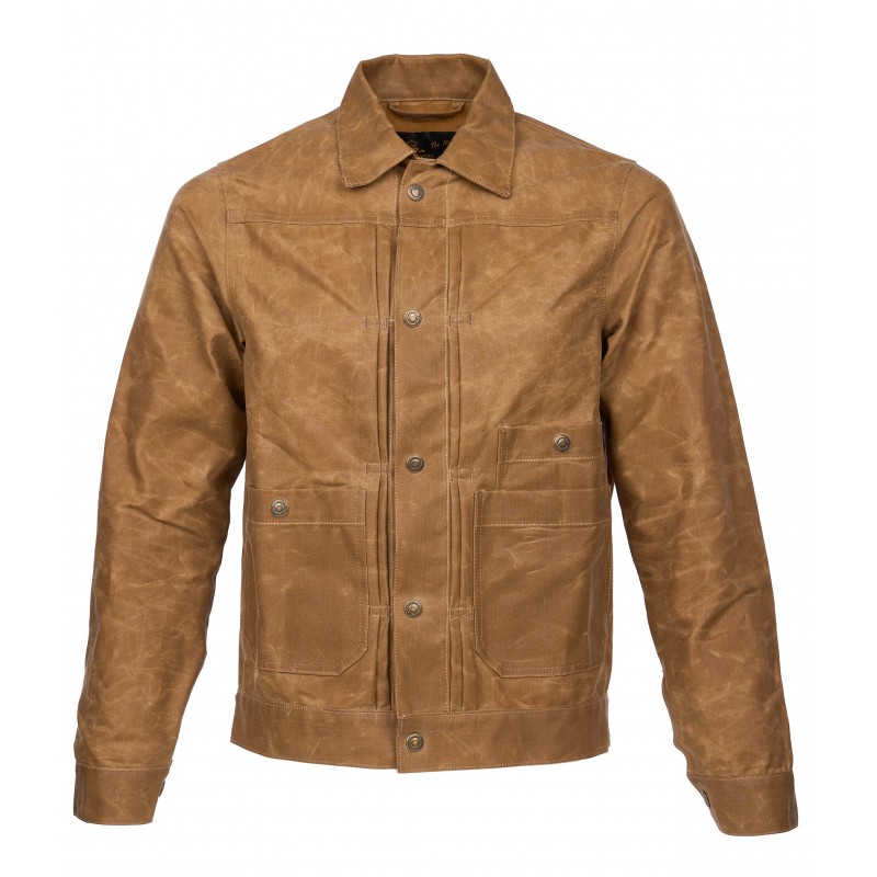 Jacke 1908 Miner Jacket waxed tan – Pike Brothers