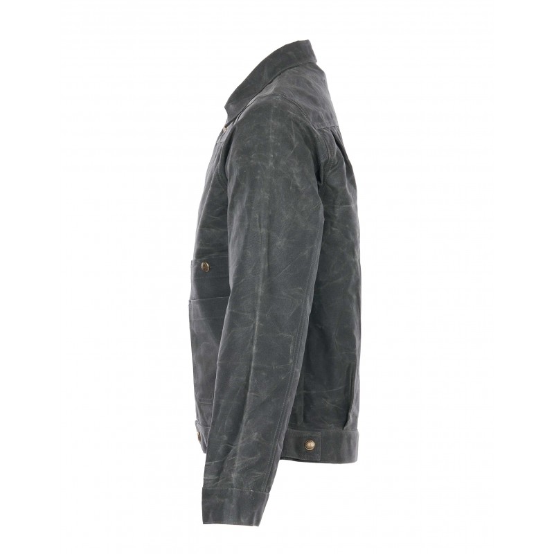 1908 Miner Jacket Waxed Olive - Pike Brothers