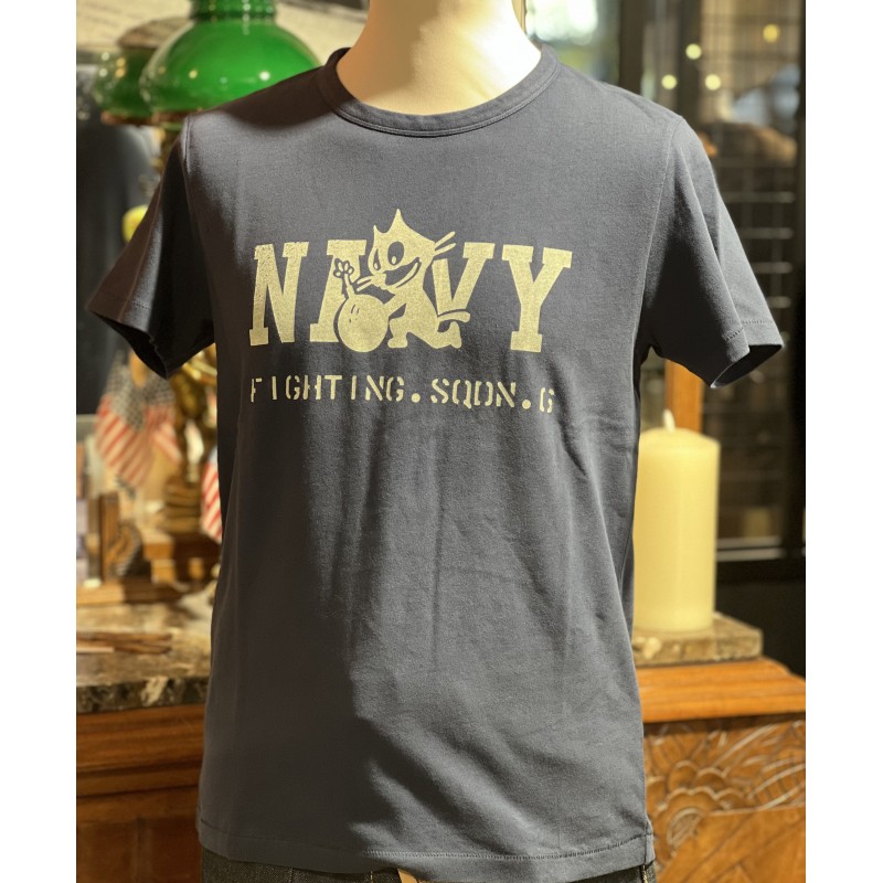 T-Shirt NAVY Fighting Squadron Blau – In...