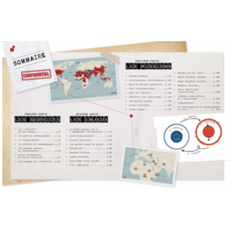Geheimnis-Atlas des Nachrichtendienstes - 100 Karten und Infografiken zur verborgenen Seite der Welt
