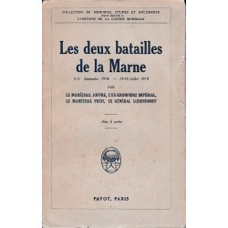 Les deux batailles de la Marne - 5-11 Septembre 1914 -...