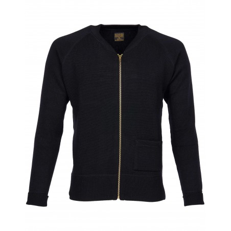 Gilet C2 laine merinos Sweater Black 1943 - Pike Brothers