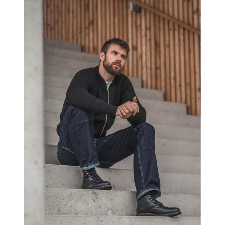 Gilet C2 laine merinos Sweater Black 1943 - Pike Brothers