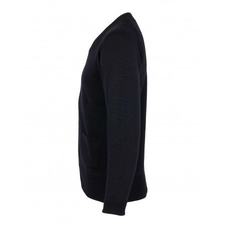 Gilet C2 laine merinos Sweater Black 1943 - Pike Brothers