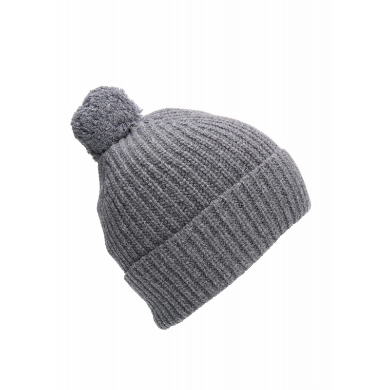 Grey Melange Beanie 100% wool - 1972 Beanie...