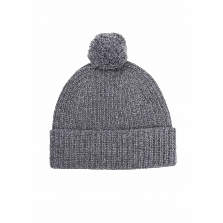 Bonnet Gris chiné 100% laine - 1972 Beanie grey melange - Pike Brothers