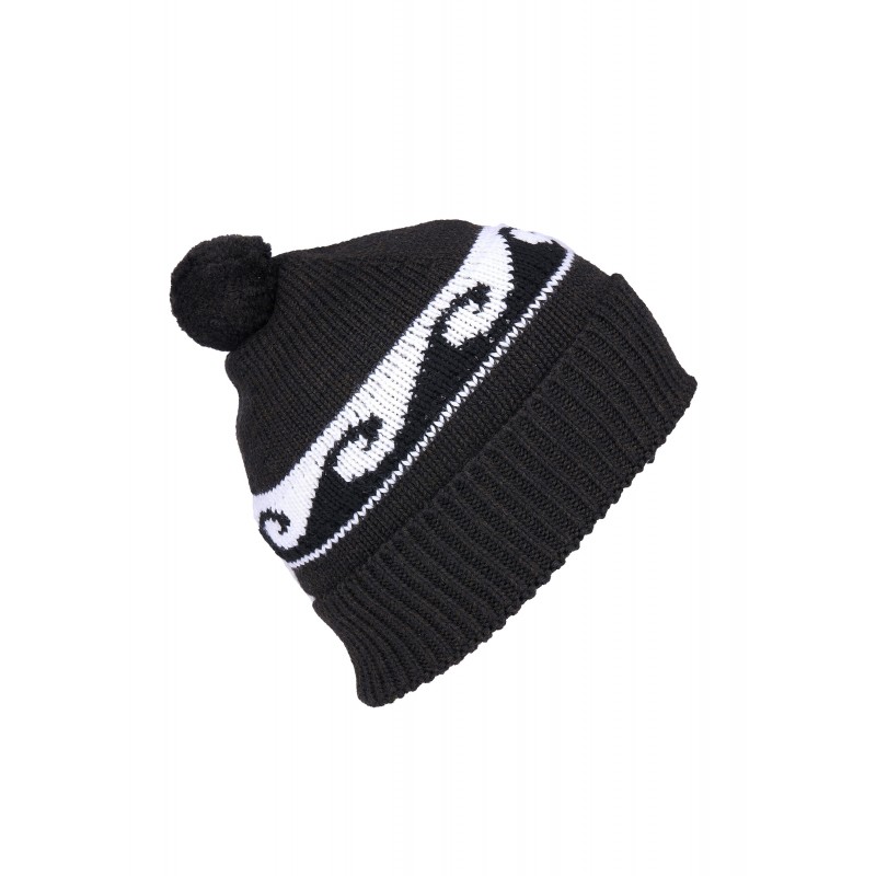 Black Beanie 100% Wool - 1969 Baja Beanie El...