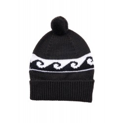 Bonnet Noir 100% laine - 1969 Baja Beanie El Coyote -... 2