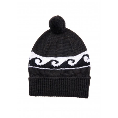 Black Beanie 100% Wool - 1969 Baja Beanie El Coyote - Pike Brothers