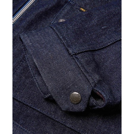 Blouson en Jean Denim Brut 3XL - 1965 Lumber Jacket 18oz indigo Pike Brothers