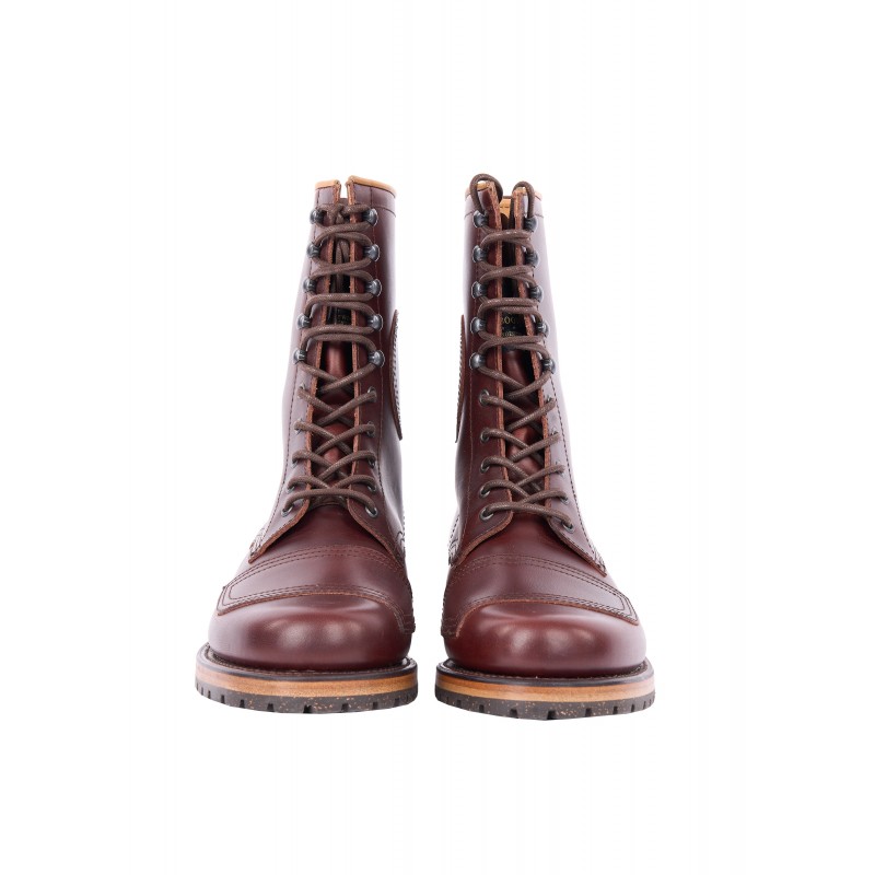 Bruinleren motorlaarzen 1966 Explorer Boots...