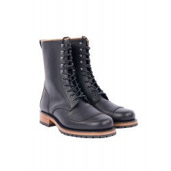 Motorlaarzen Zwart Leer 1966 Explorer Boots black - Pike...