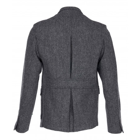 Graue Wolljacke – 1932 Surveyor Cricketeer Jacket Dundee grey – Pike Brothers