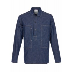 Hemd 1940 Army Denim Shirt indigo 9 oz - Pike Brothers 2