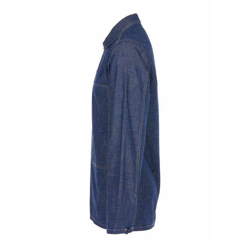 1940 Army Denim Shirt Indigo 9 oz - Pike Brothers