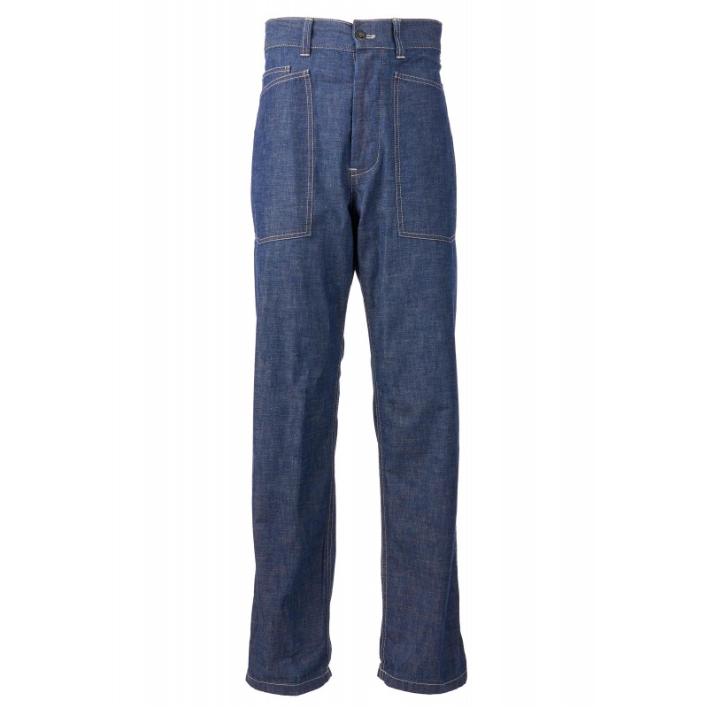 Broek 1940 Army Denim Trousers indigo 9 oz –...