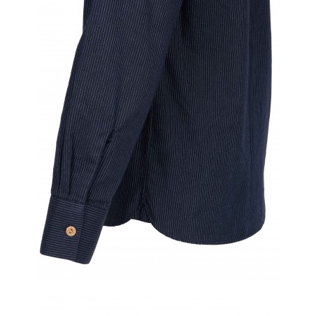 Katoenen overhemd met rechte kraag – 1923 Buccaneer Shirt Seattle blue – Pike Brothers