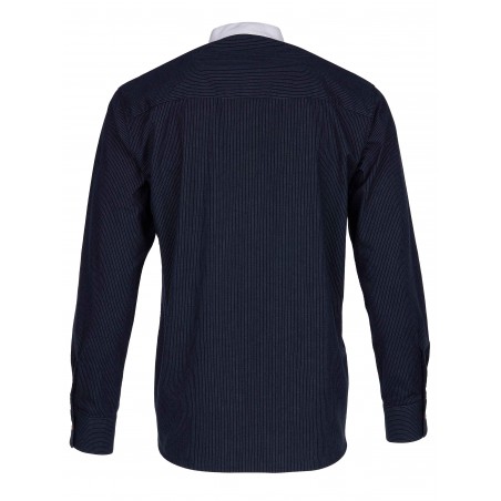 Katoenen overhemd met rechte kraag – 1923 Buccaneer Shirt Seattle blue – Pike Brothers