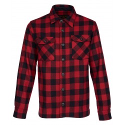 Flanel overhemd 1943 CPO Shirt Otsego Red - Pike Brothers