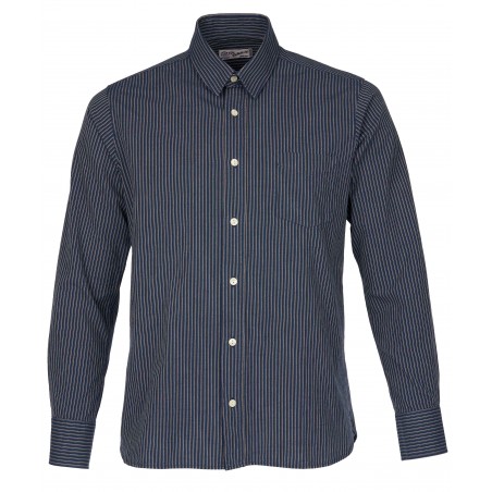 1947 Albatros Shirt Lowell blue - Pike Brothers