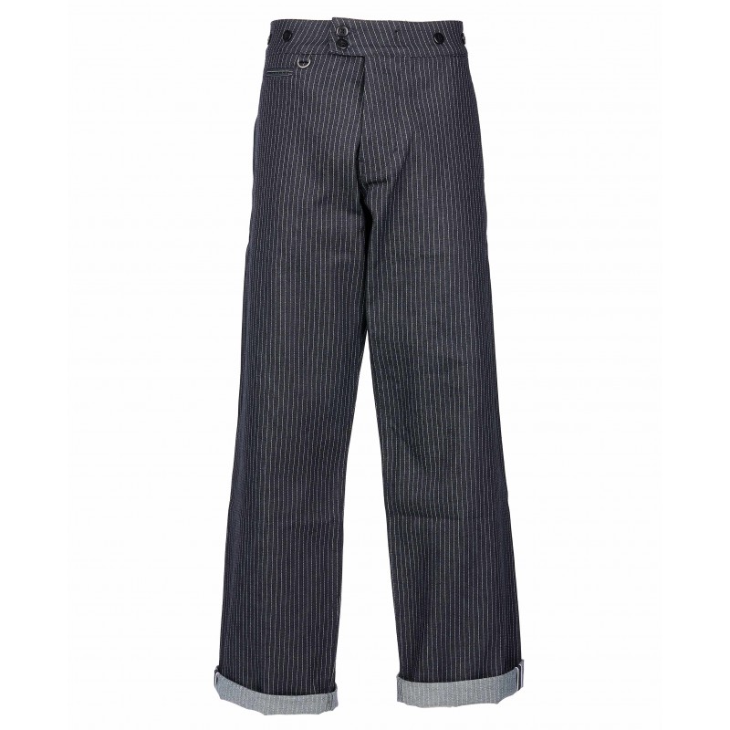 Hose 1905 Hauler Pant blue wabash - Pike Brothers