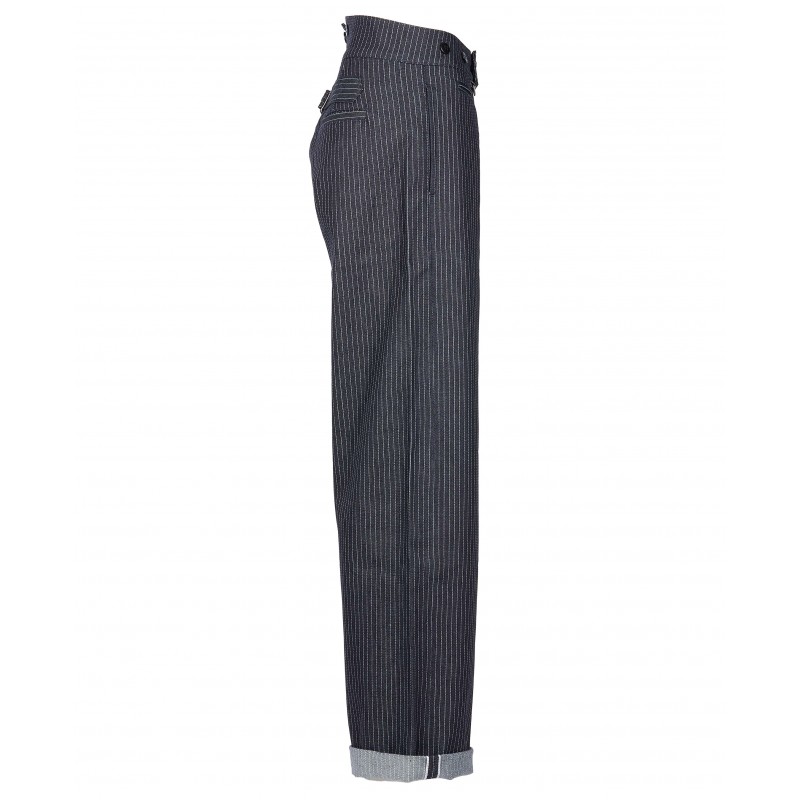 Hose 1905 Hauler Pant blue wabash - Pike Brothers