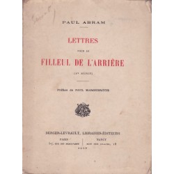 LETTRES POUR LE FILLEUL DE L'ARRIÈRE (1ère série)