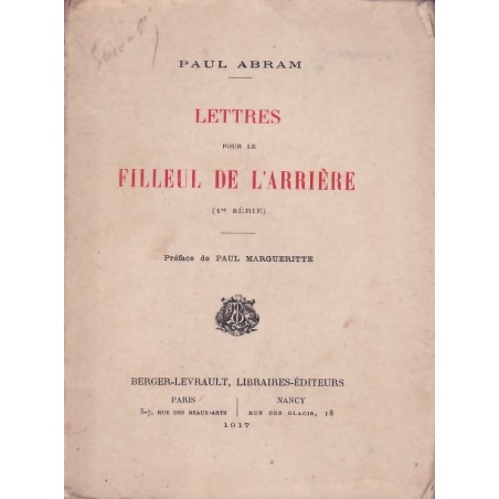 LETTERS FOR THE GODSON FROM THE HOME FRONT (1st series)