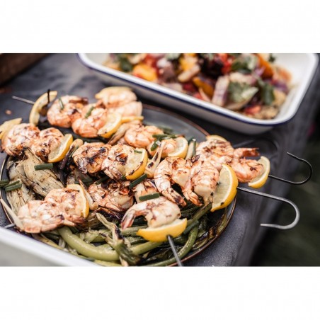 Brochettes Barbecue Métal  COWBOY COOKING SKEWER SET - Barebones Living