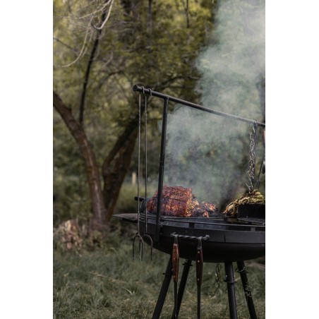Barbecue Roasting Fork - COWBOY COOKING ROASTER SET - Barebones Living