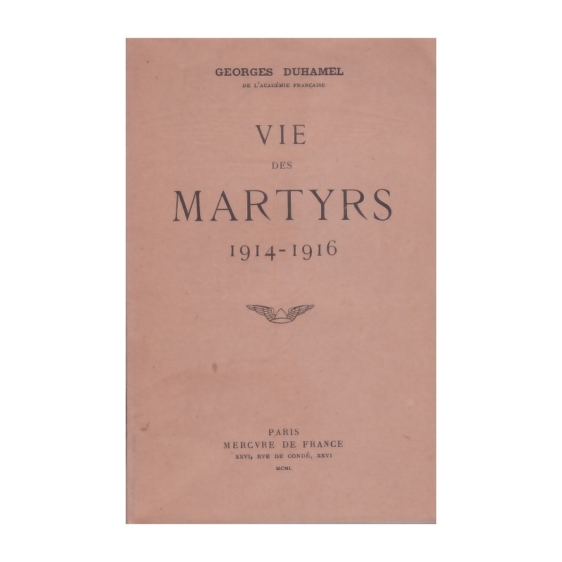 LIFE OF THE MARTYRS 1914-1916