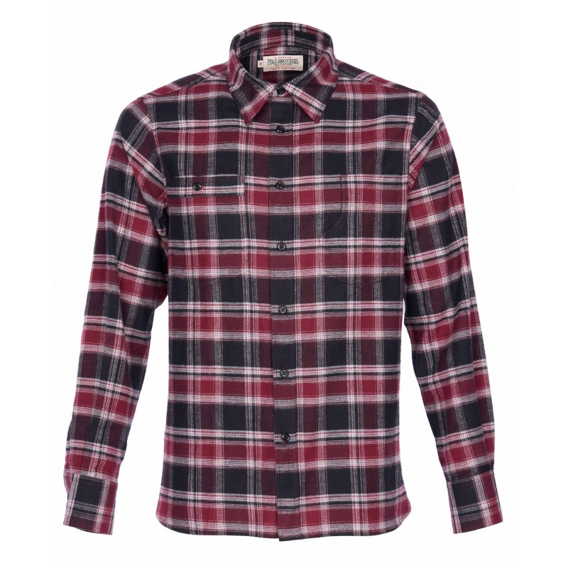 1937 Roamer Shirt Alaska black - Pike Brothers