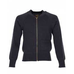Weste 1943 C2 Merinowolle Sweater Grey - Pike Brothers 2